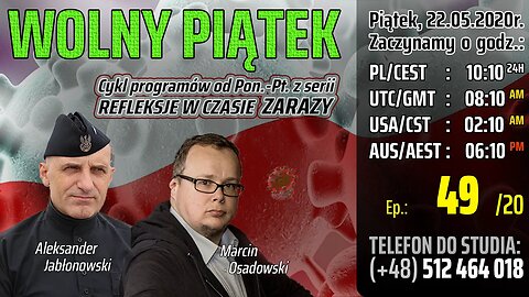 WOLNY PIĄTEK - Olszański, Osadowski NPTV (22.05.2020)
