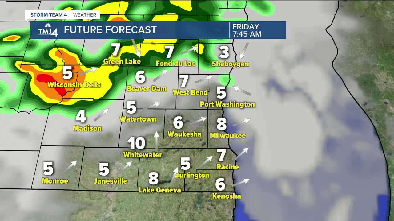 Rain expected overnight