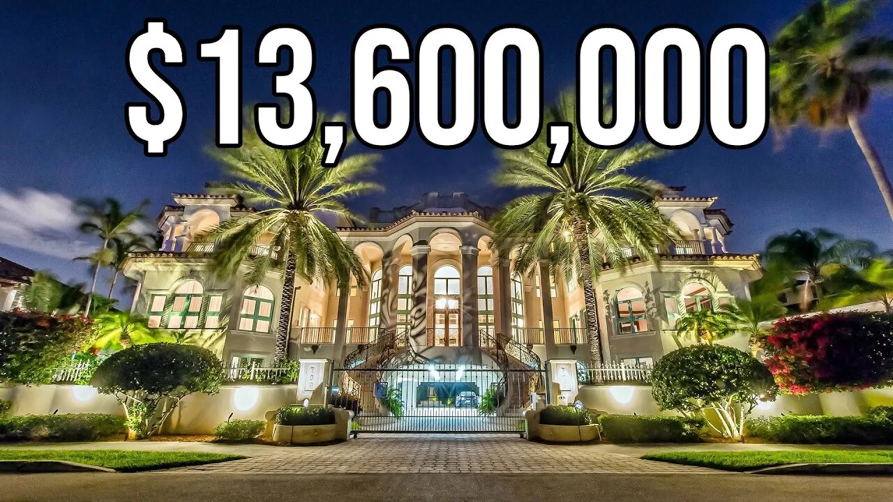 $13,600,000 Iconic Estate in Fort Lauderdale | Mansion Tour