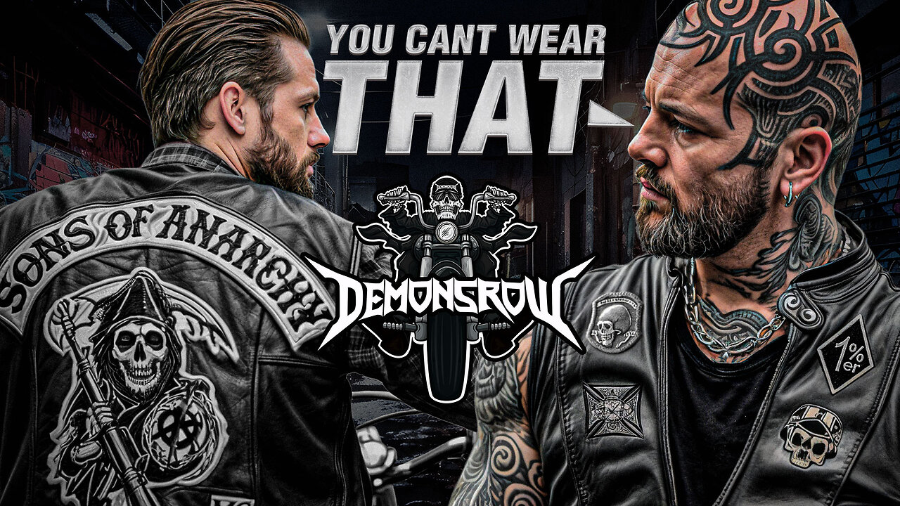 1%er Approaches Biker Over Sons Of Anarchy Vest!!