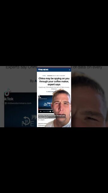 Fox News: “China may be spying on you through your coffee maker”