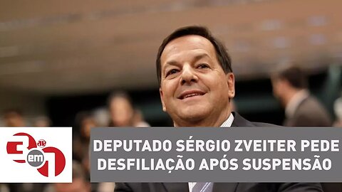 Após suspensão do PMDB, deputado Sérgio Zveiter pede desfiliação