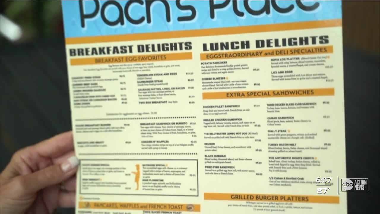 Pach's Place had to use its savings account during pandemic, but owner is grateful to survive