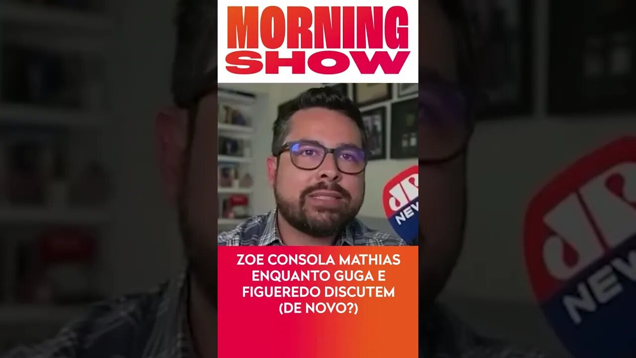 Zoe consola Paulo Mathias enquanto Guga e Figueiredo discutem sobre invasão ao Capitólio #shorts