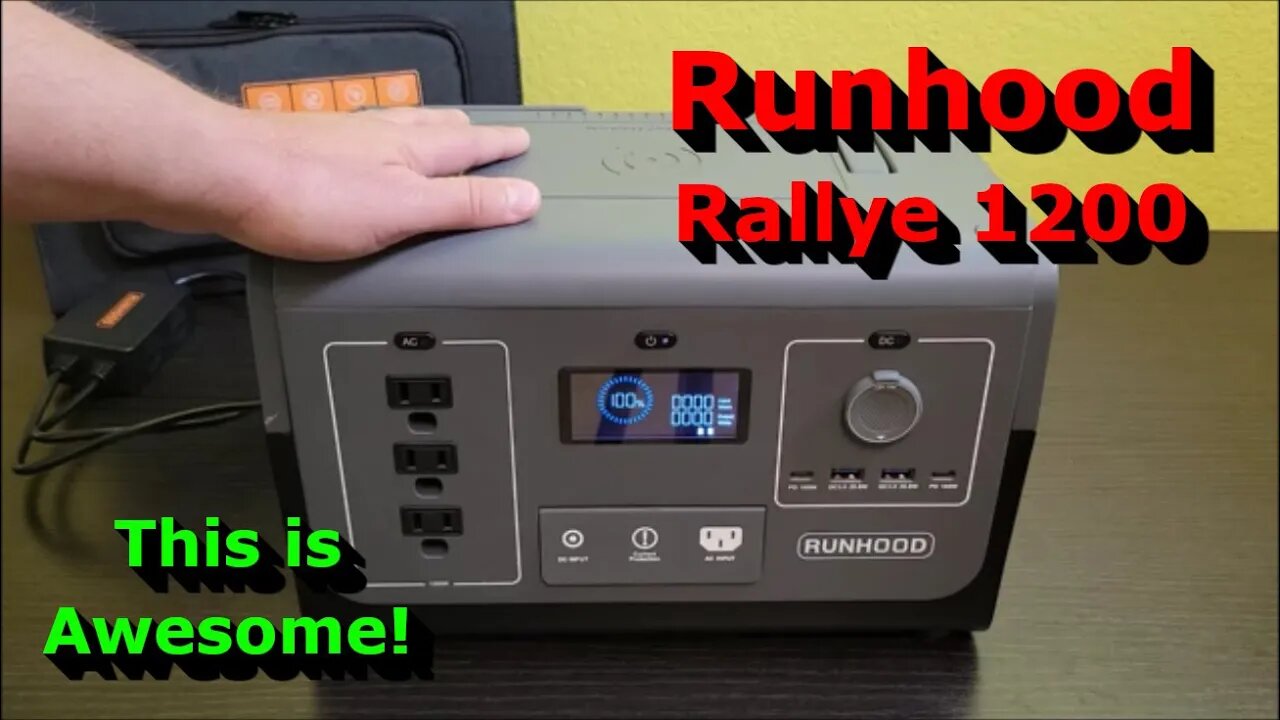 RUNHOOD RALLYE 1200 Modular Power Station Review - It's Awesome!