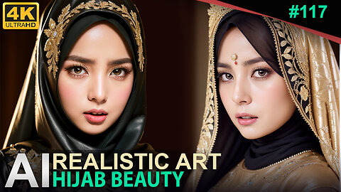 [4K] Ai Hijab - Beauty Hindi Hijab Girl- Ai Lookbook #1