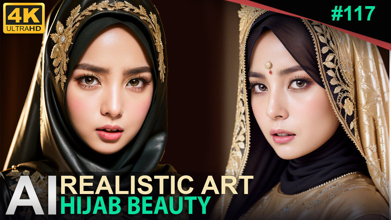 [4K] Ai Hijab - Beauty Hindi Hijab Girl- Ai Lookbook #1
