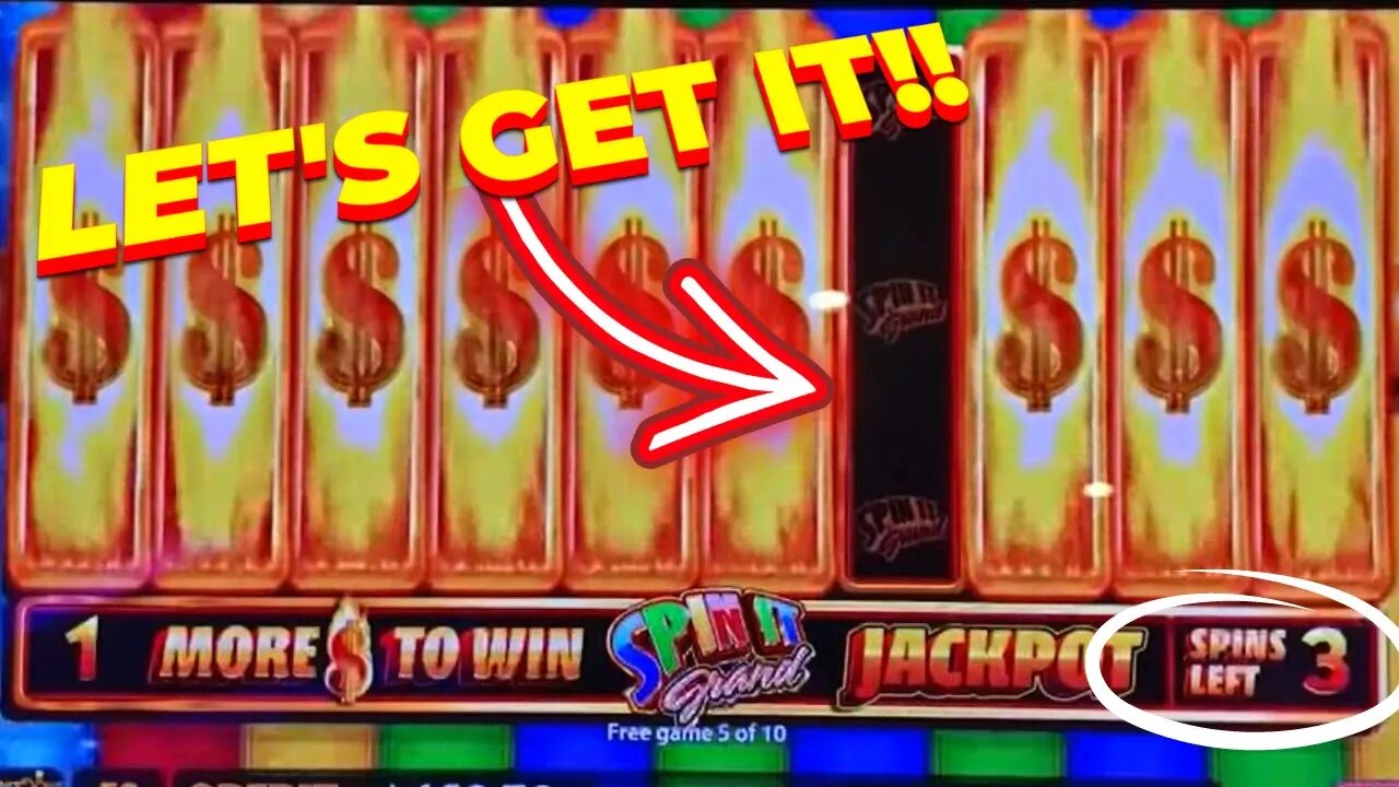 NEARLY A FULL SCREEN ON SPIN IT GRAND!! MAX BET! FUN TIMES IN THE CASINO! ★