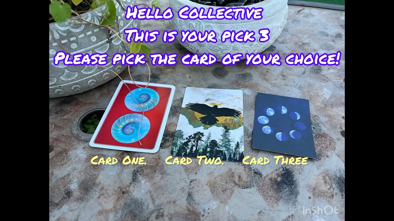 Pick 3 Oracle card Read