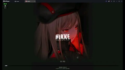 Nikke boot screen test.