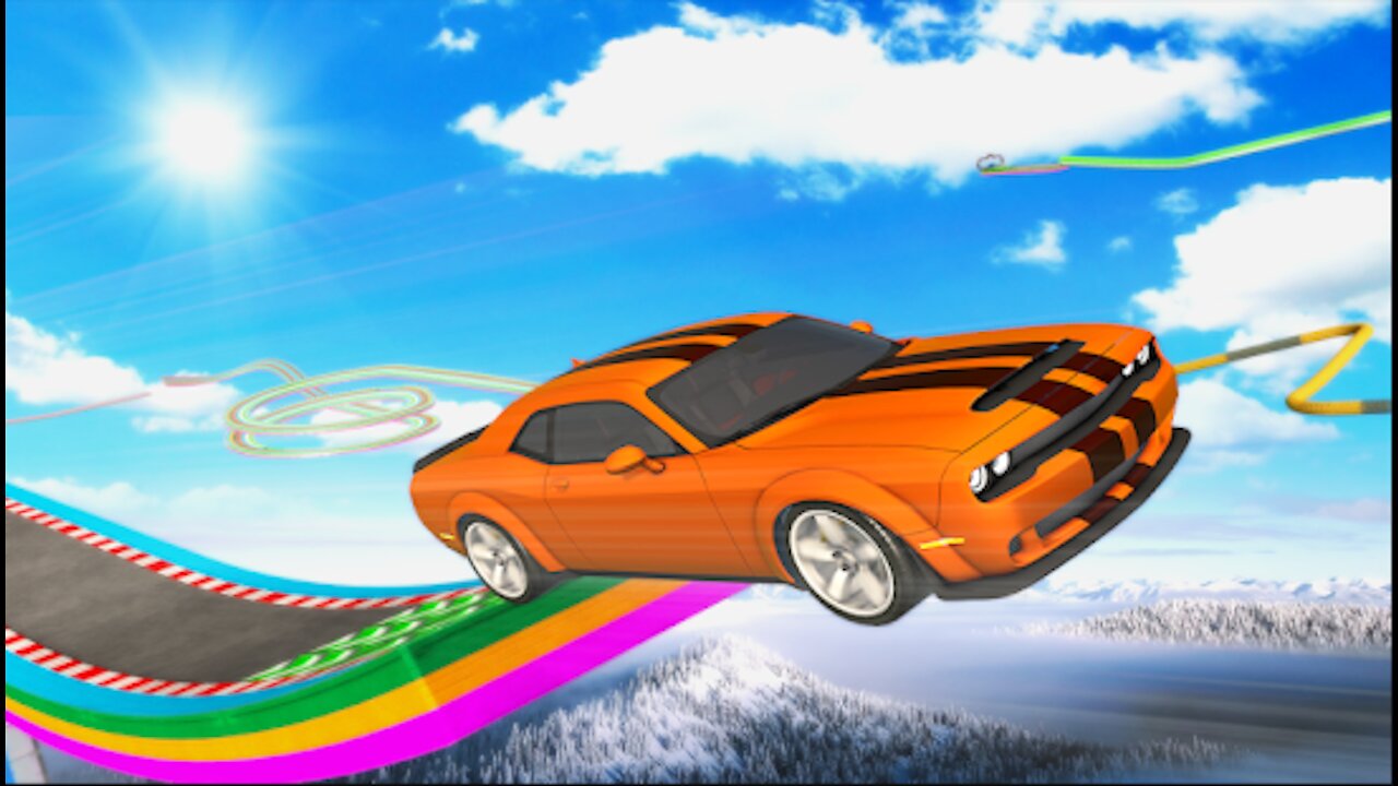 Mega Ramp Car Stunts 2020 - New Car Racing Games _ Android Gameplay