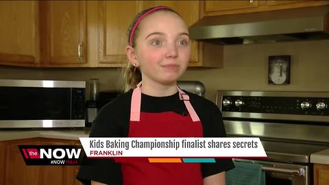 In the kitchen with Franklin pint size Food Network show contestant