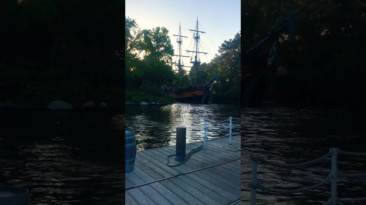 Sailing Ship Columbia at Disneyland #disneyland #columbia #frontierland