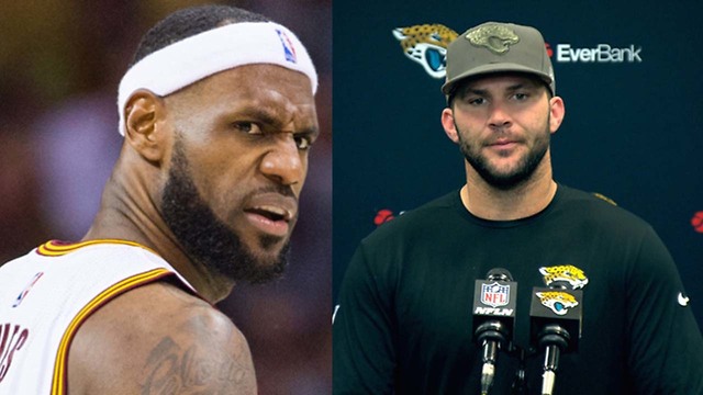 Jags QB Blake Bortles Just Compared Himself to LeBron James