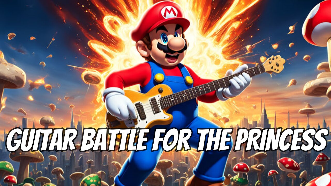 🎧Mario Metal Music (Kid Friendly) Guitar Battle For The Princess #metal