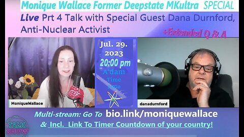 SaT. Jul. 29. Guest Dana Durnford, Anti-Nuclear Activist, Prt 4 : "Fukushima & Facts Of Waterdumps"