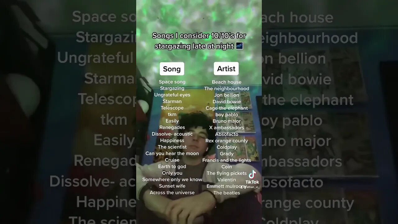songs i consider 10/10’s for stargazing late at night
