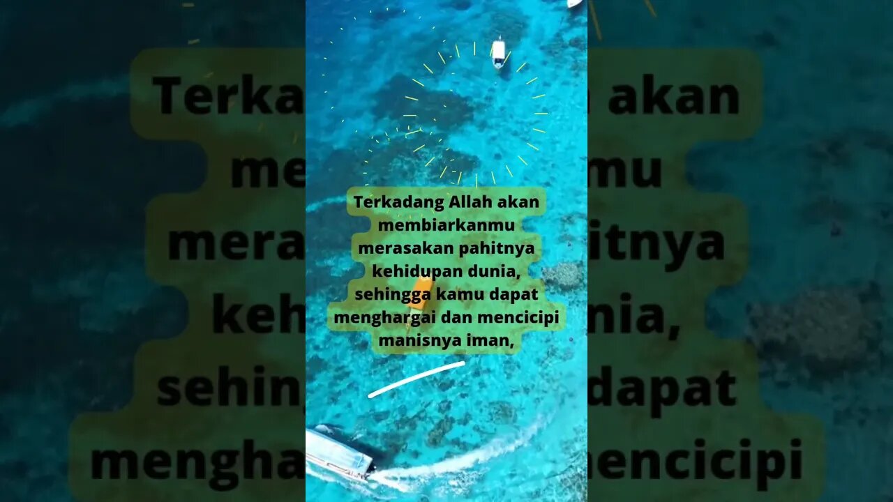 ujian itu di berikan karena allah sayang sama kita #qoutes #motivasi