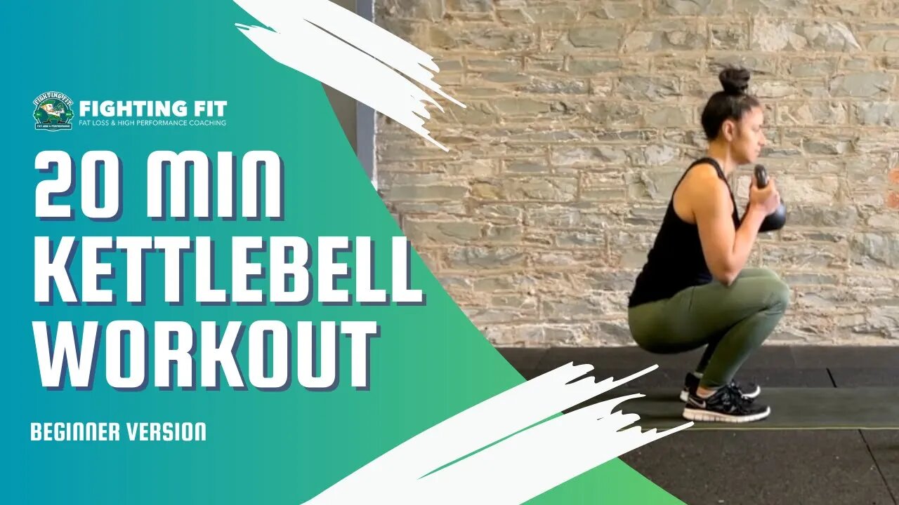 20 Minute Kettlebell Workout // Beginner Version