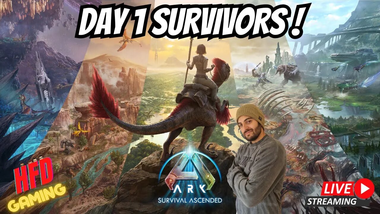 ARK Survival Ascended launch day stream | Join KP on day 1 surviving the all new ARK