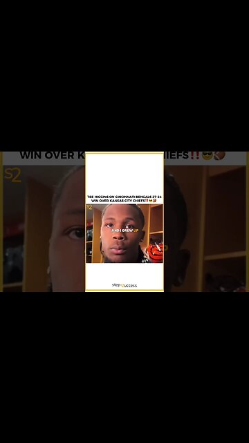 #TeeHiggins on the Cincinnati Bengals Success “The Works Not Done” 🐅 #shorts