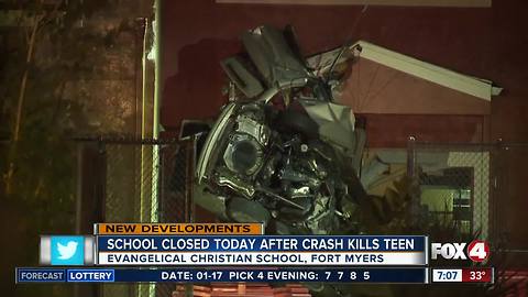 School closed after deadly crash by teen in Fort Myers