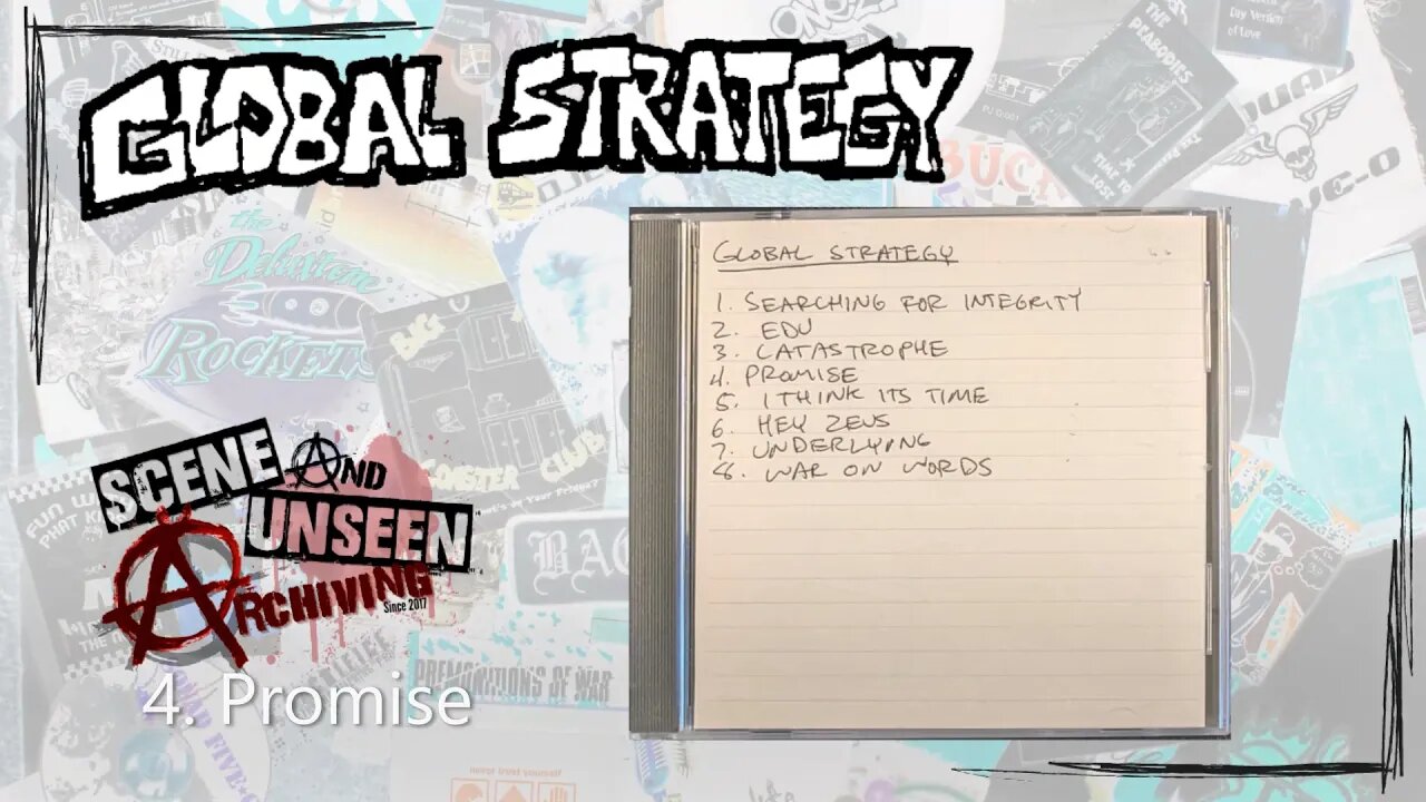 Global Strategy (Saginaw Punk) 💿 Self-Titled. (Full 1998 CD). Late 90's Michigan Punk