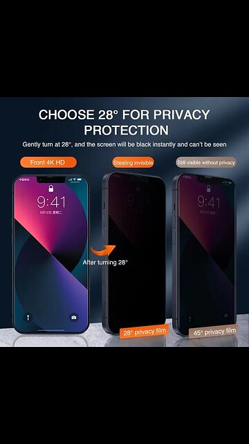 5Pcs Anti-spy Tempered Glass for iPhone 11 15 PRO X XR XS MAX13 14 Pro Max 12 Mini 7 8 Plus