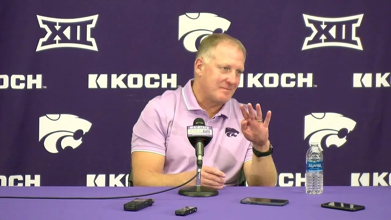 Kansas State Football | Chris Klieman on the bond between the Wildcats' transfers from Nebraska