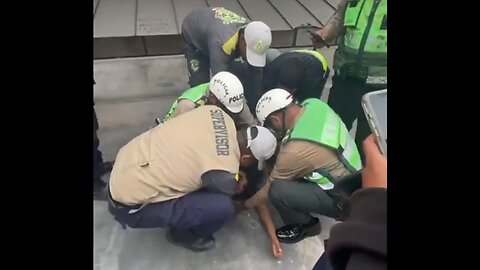 Peruvian Police Perform An Excorsism On A Girl Having An Epileptic Seizure