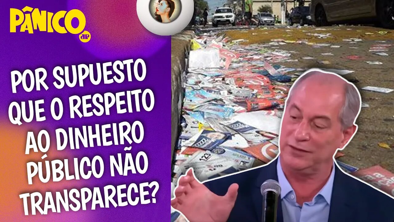 USO DO FUNDÃO PARTIDÁRIO FAZ POLÍTICOS PANFLETAREM COM O PAPEL DE TROUXA DO POVO? Ciro Gomes opina