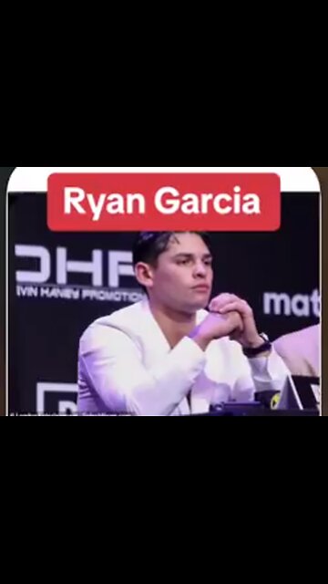 Boxing star Garcia: "before I go I want to release everything"