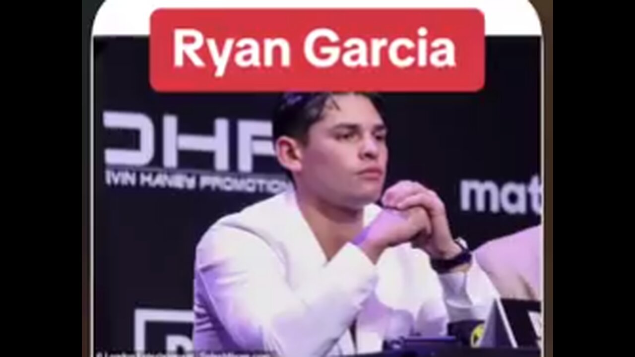 Boxing star Garcia: "before I go I want to release everything"