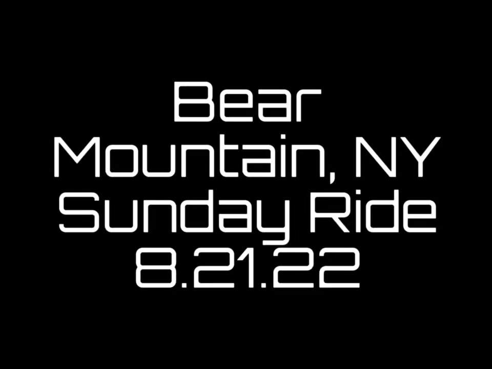 Bear Mountain Motorcycle Ride