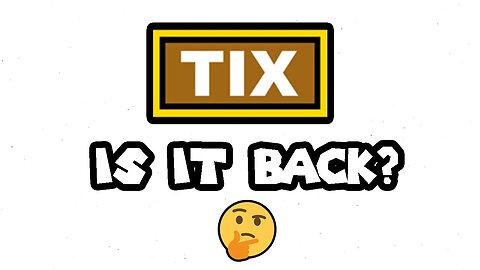 IS ROBLOX ADDING TIX BACK SOON?