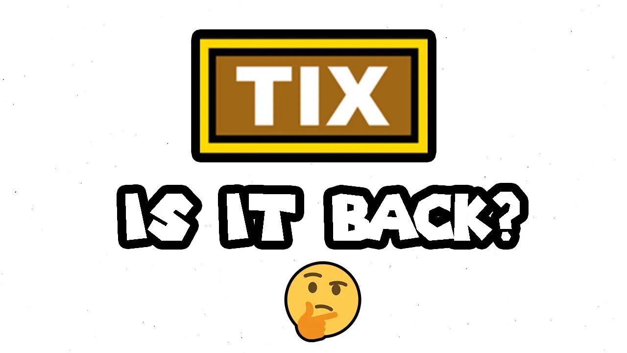 IS ROBLOX ADDING TIX BACK SOON?