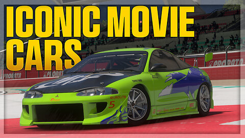 Racing 5 Iconic MOVIE Cars