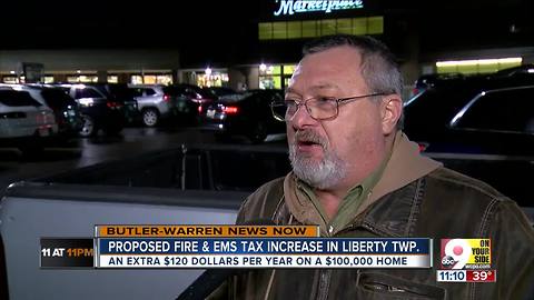 Liberty Township fired up about possible new tax