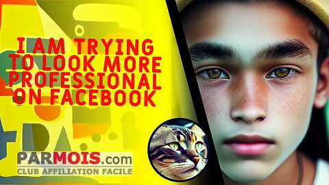 😏 I am trying to look more professional on Facebook..