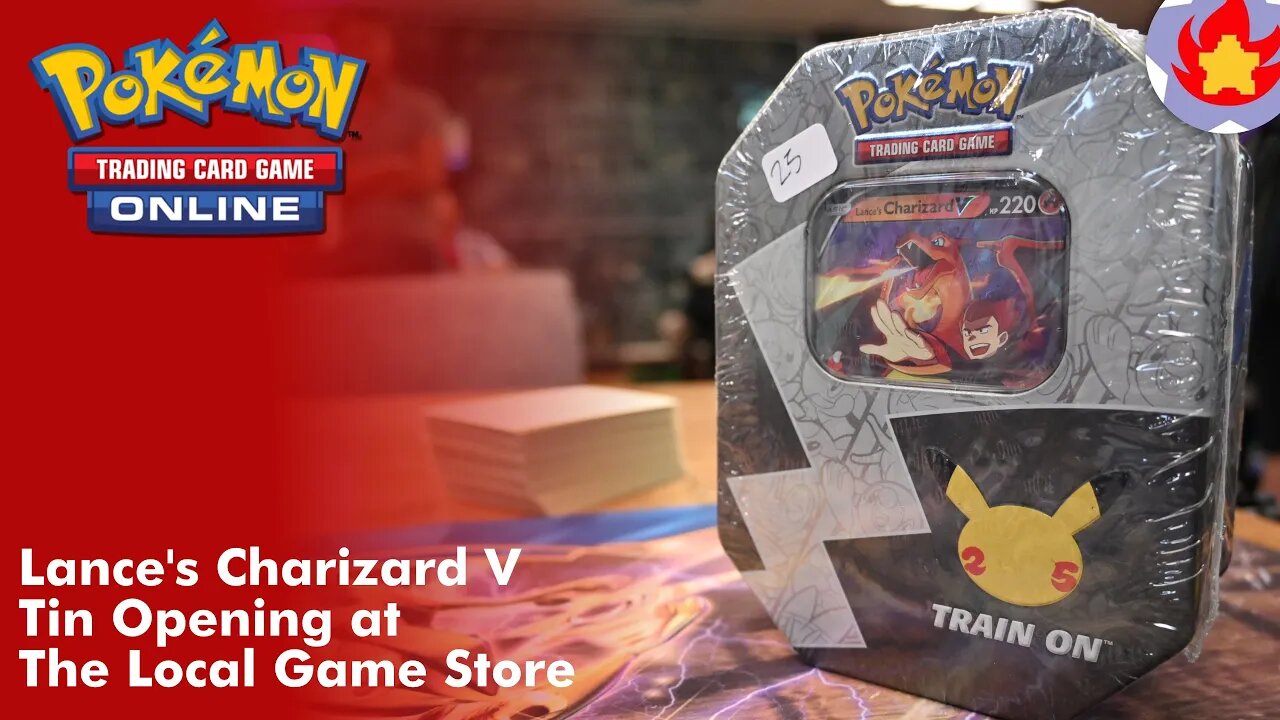 Lance’s Charizard V Celebrations Tin Opening at @The Local Game Store | Pokemon TCG