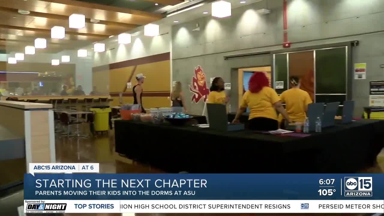 ASU students begin a new journey