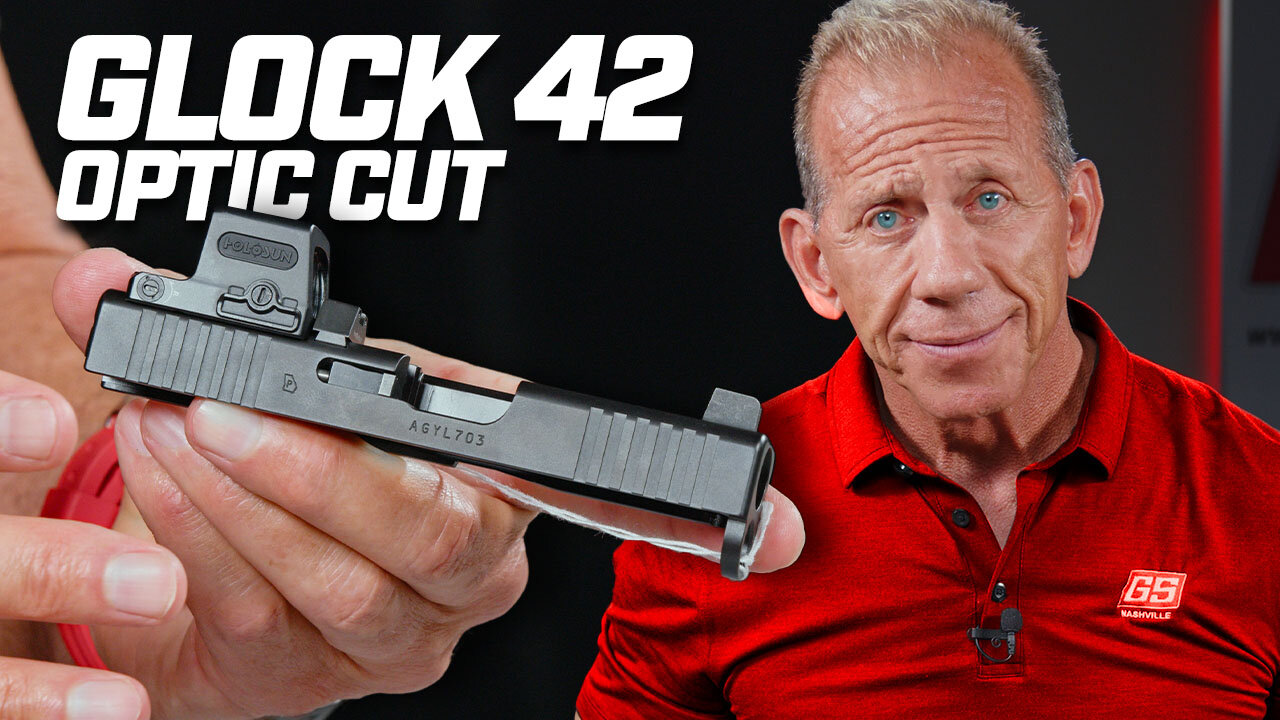 We Can Cut a Glock 42 For A Red Dot Optics