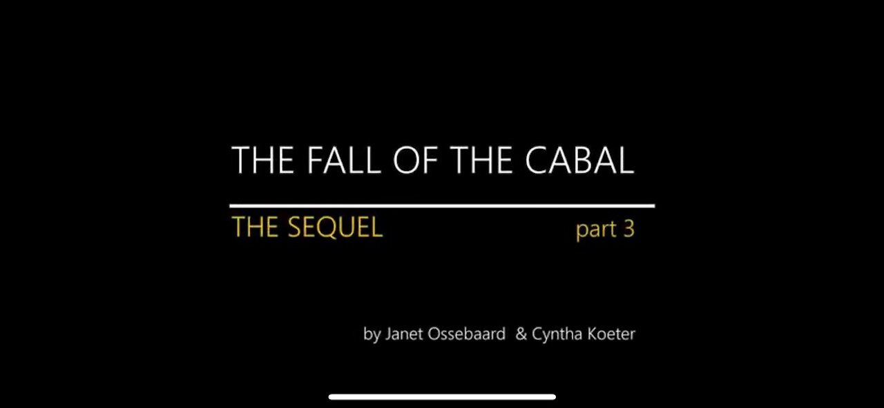 Part 3 of THE SEQUEL TO THE FALL OF THE CABAL