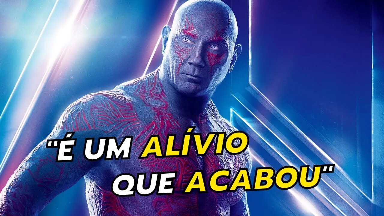 GUARDIÕES DA GALÁXIA: ADEUS A DRAX? DAVE BAUTISTA DE SAÍDA DA MARVEL???