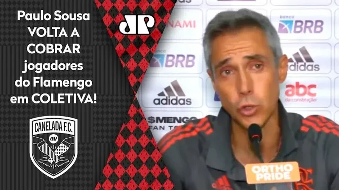 FOI DIRETO! OLHA como Paulo Sousa COBROU os jogadores do Flamengo após 2 a 2 com o Resende!