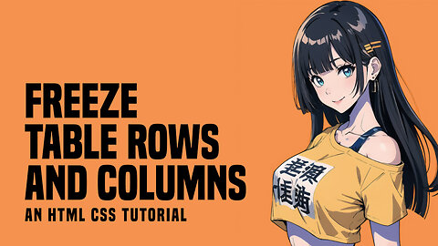 4 Ways To Freeze Rows & Columns Of HTML Tables
