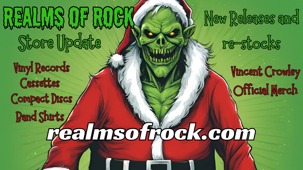 Realms Of Rock Store Update 12/14/24: Body Count, Exodus, Hypocrisy, Def Leppard, Slayer, Massacre