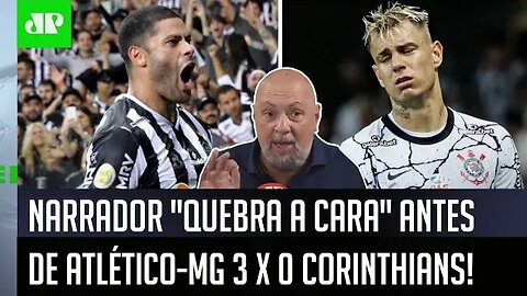 "Eu TÔ SENTINDO que o Corinthians vai..." OLHA o que esse narrador falou ANTES do 3x0 do Atlético-MG