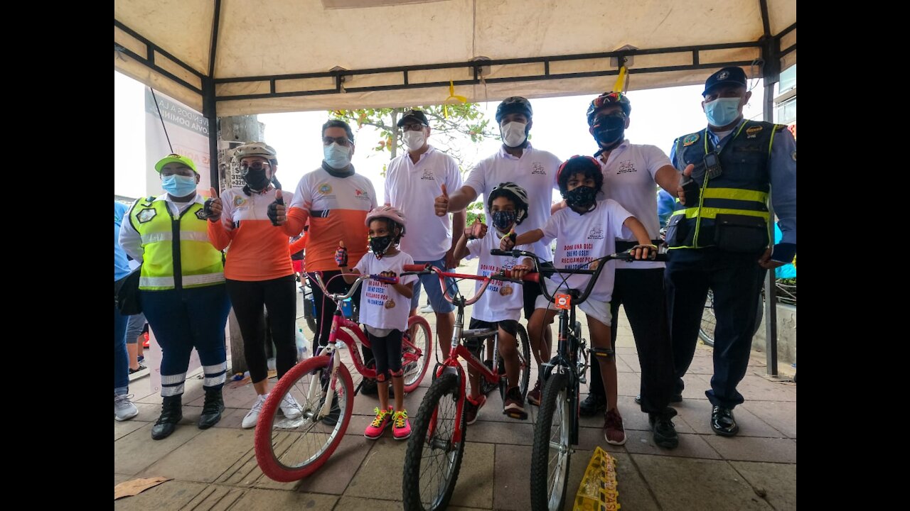 Ciclovía dominical en Cartagena