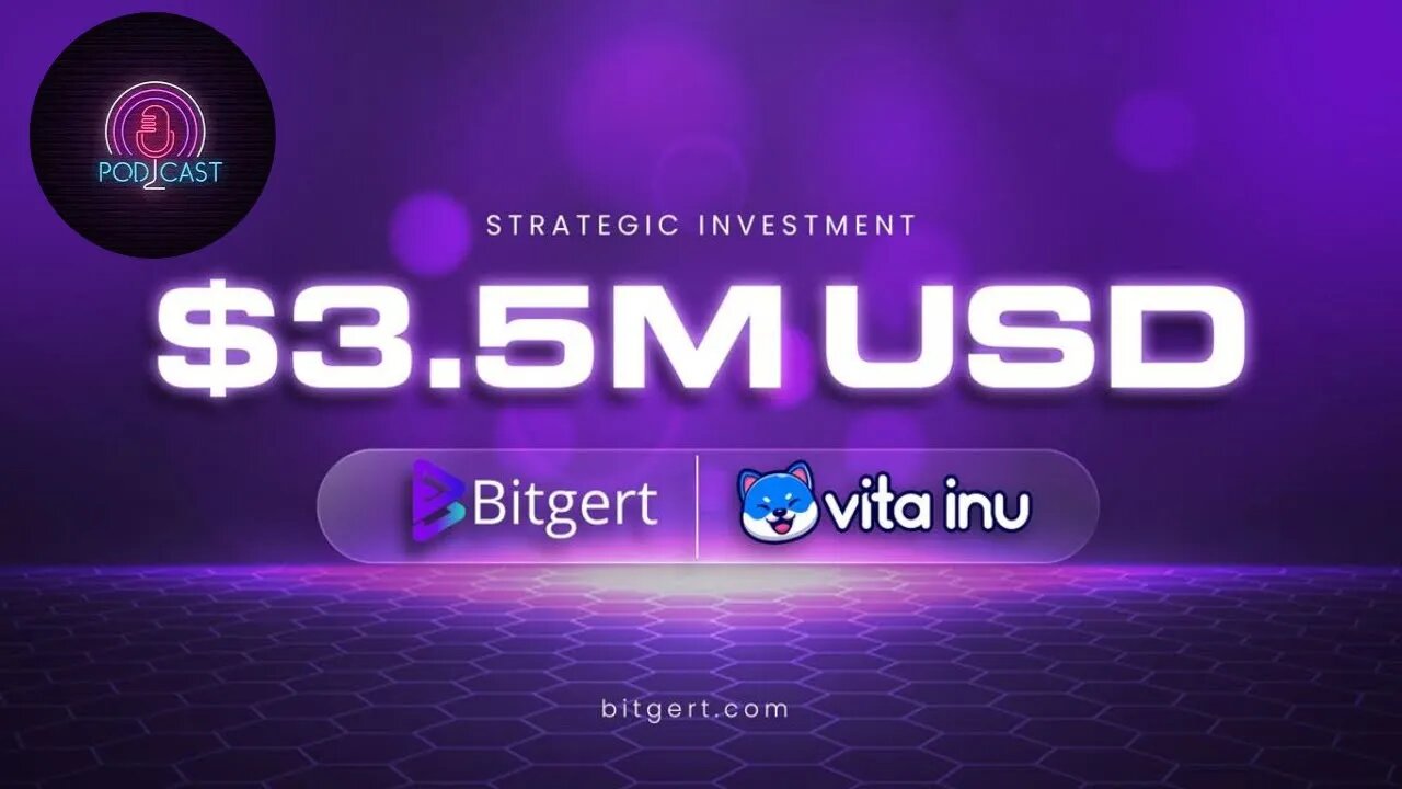 Vita Inu's Meme Coin | Bitgert Ventures Invests $3.5 Million in Vita Inu's Meme Coin Project |